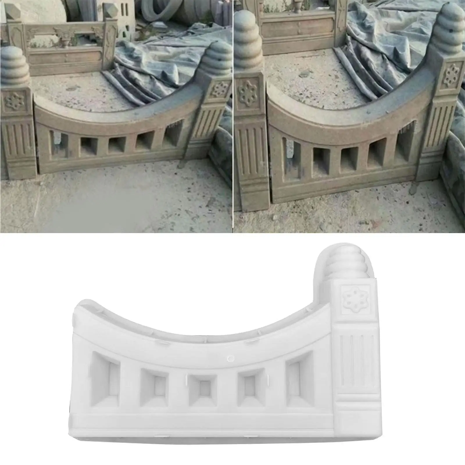 Garden Fence Mould Concrete Plaster Cement Reusable Lawn Pool Pouring Decor