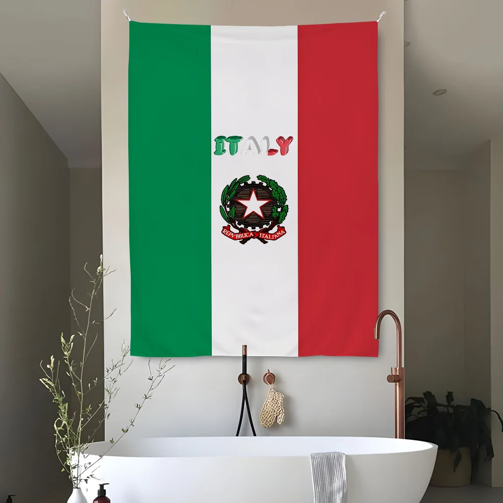 ITALY National Flag Map Emblem Tapestry Perfect For Home&Living Bedroom Decor Wall Art Backdrop Banner