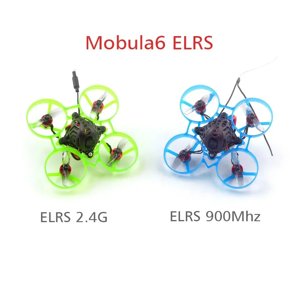 

Random Color HappyModel Mobula6 ELRS 65mm Brushless TinyWhoop - 1S F4 5A 2.4G RX AIO Nano3 200mW 0702 26000KV