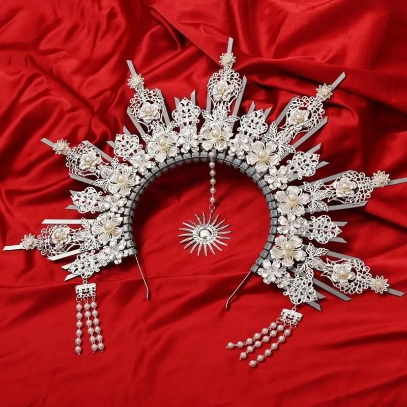 

R1WE Головной убор Медузы Ангельская корона Аксессуар для мифического костюма и праздничной одежды