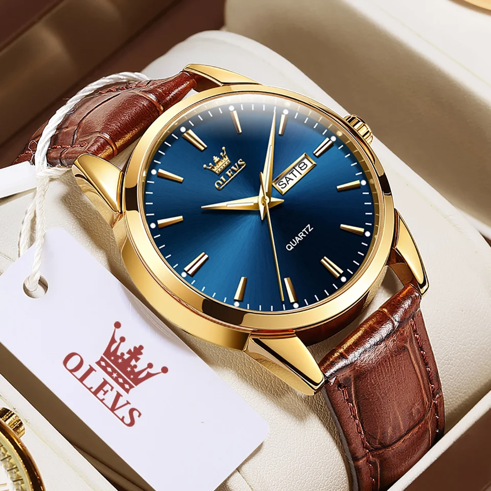 OLVES 6898 トップブランド メンズ腕時計 オリジナル シンプル OLVES 6898 トップブランド メンズ腕時計 オリジナル シンプル