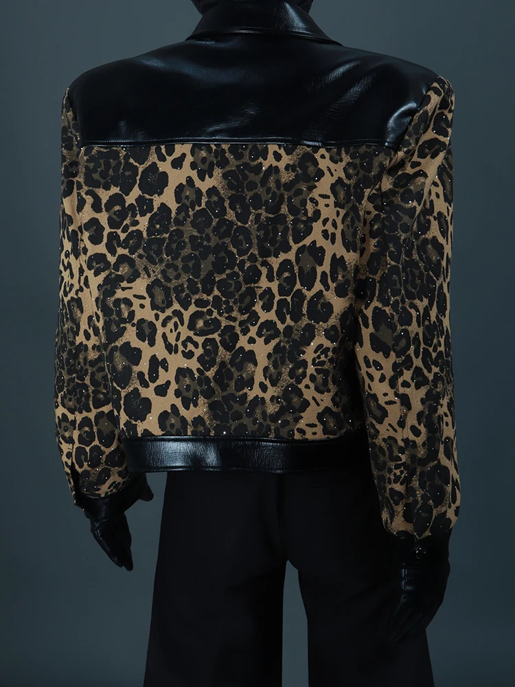 

Мужская куртка свободного кроя с бриллиантами, модная уличная одежда, осенне-зимний модный топ, универсальный молодежный длинный све