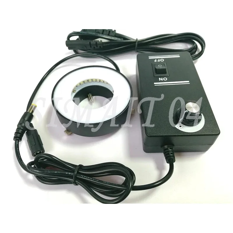 Microscope Ring Light Source Machine Vision Metal 41mm Industrial  CCD Single Tube Video Light with Milk White Board