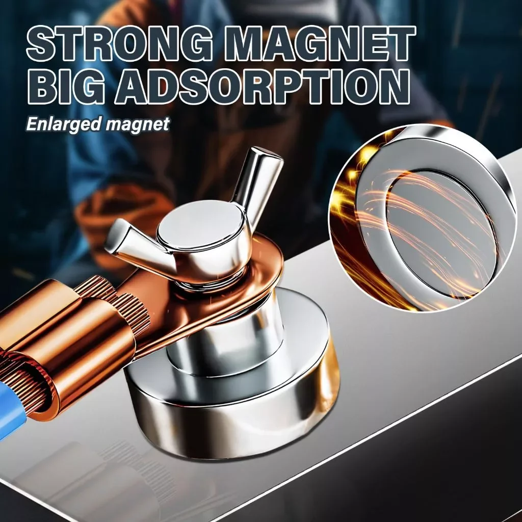 

1PC Special Strong Magnetic Grounding Tool For Strong Single Head Welding Welder Welding Strong Magnetic Grounding Tool