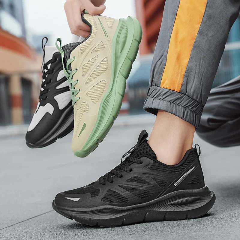 

Летняя легкая мужская и женская модная спортивная обувь унисекс для бега, оригинальная тренерская дышащая эластичная обувь из ЭВА на шнуровке