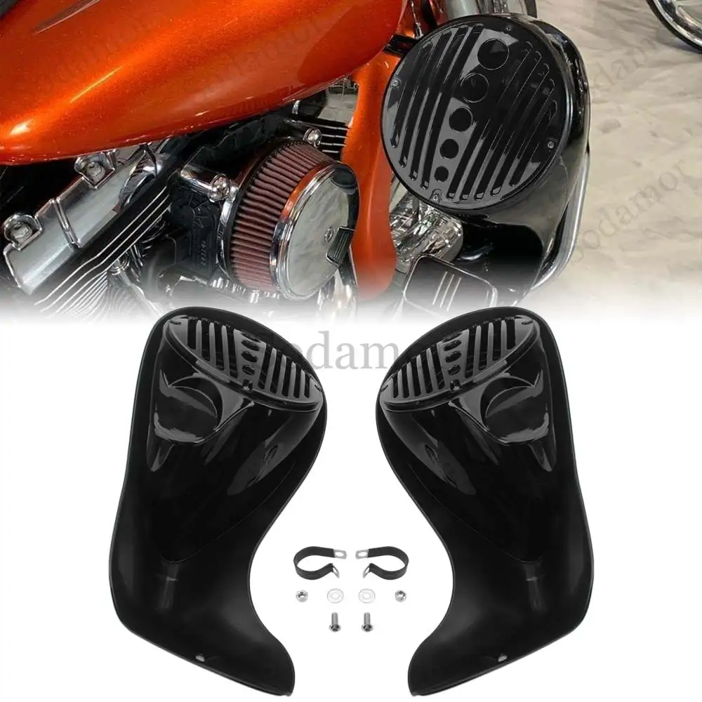 

8" Speaker Grills Lower Vented Leg Fairings for Harley-Davidson Touring Road King Street Electra Glide Ultra Classic 1993 - 2023
