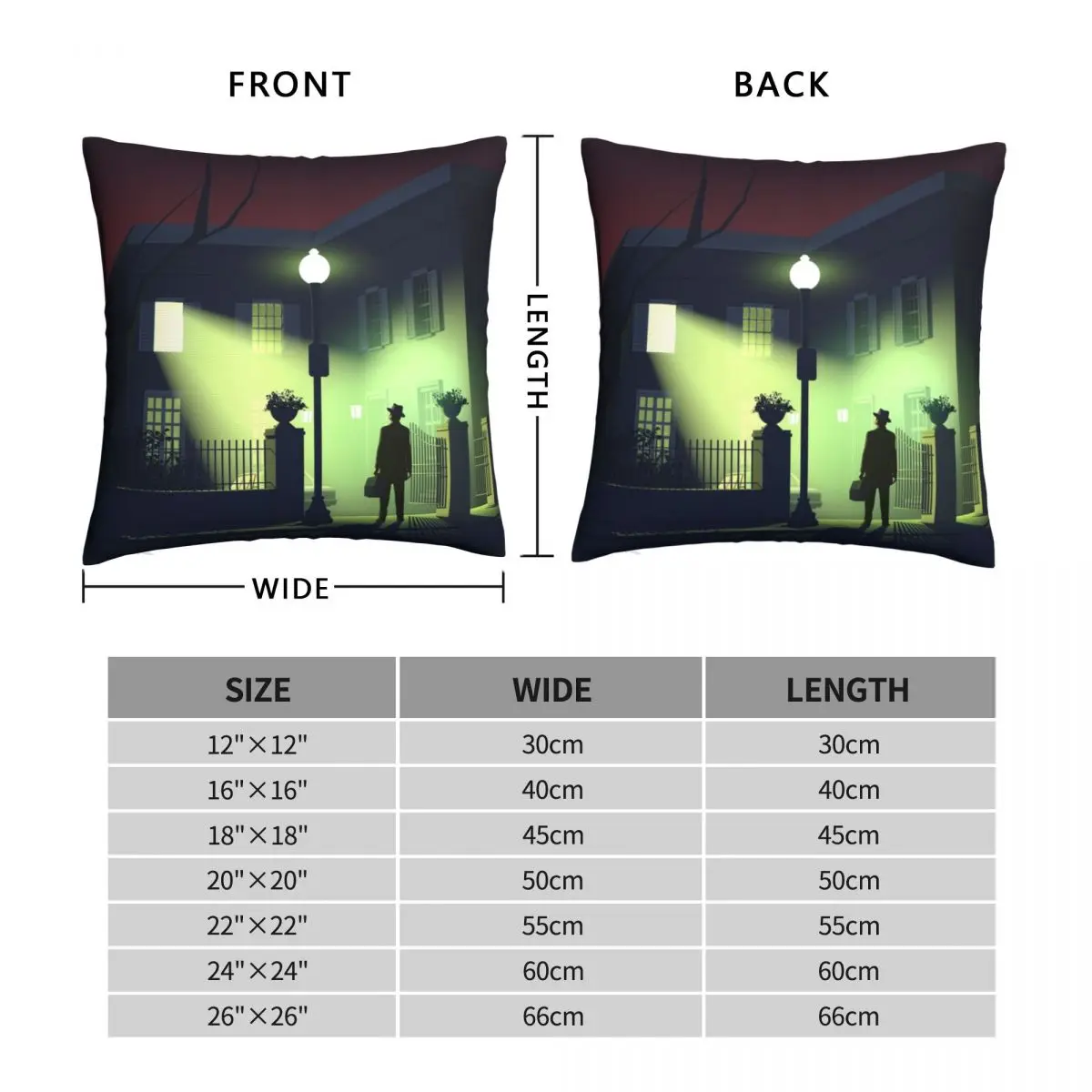 The Exorcist Square Pillowcase Polyester Linen Velvet Pattern Zip Decor Throw Pillow Case Home Cushion Cover