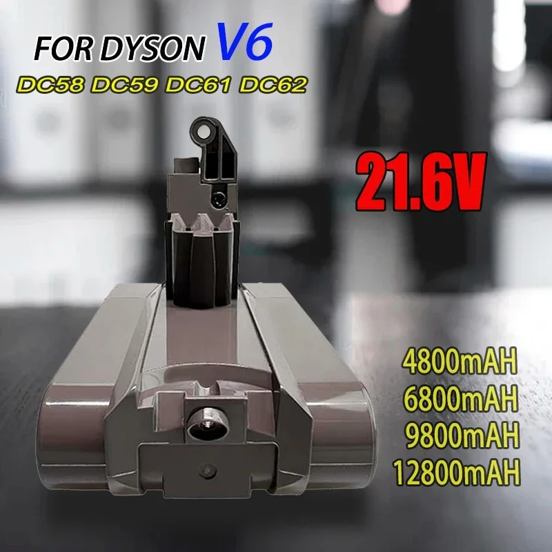 

21,6 в 4800/6800/9800/12800 мА/ч литий-ионная батарея для Dyson V6 DC58 DC59 DC61 DC62 DC74 SV07 SV03 SV09 аспираторная батарея