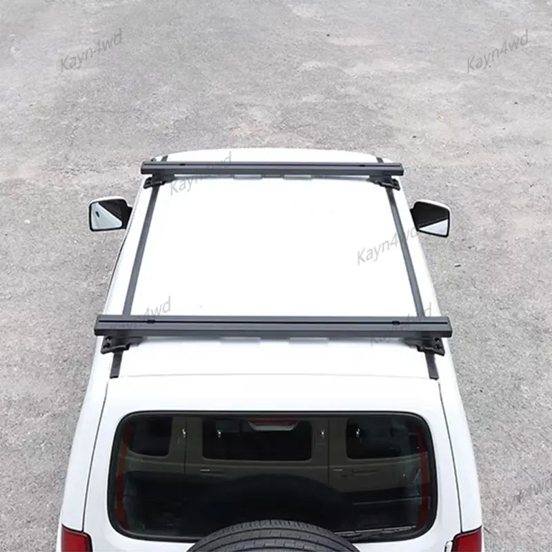Off Road 4x4 Exterior Accessories Aluminum Roof Rail Rack Cross Bar For 1998-2018 Suzuki Jimny JB33 JB43 Crossbar Luggage Rack view 5