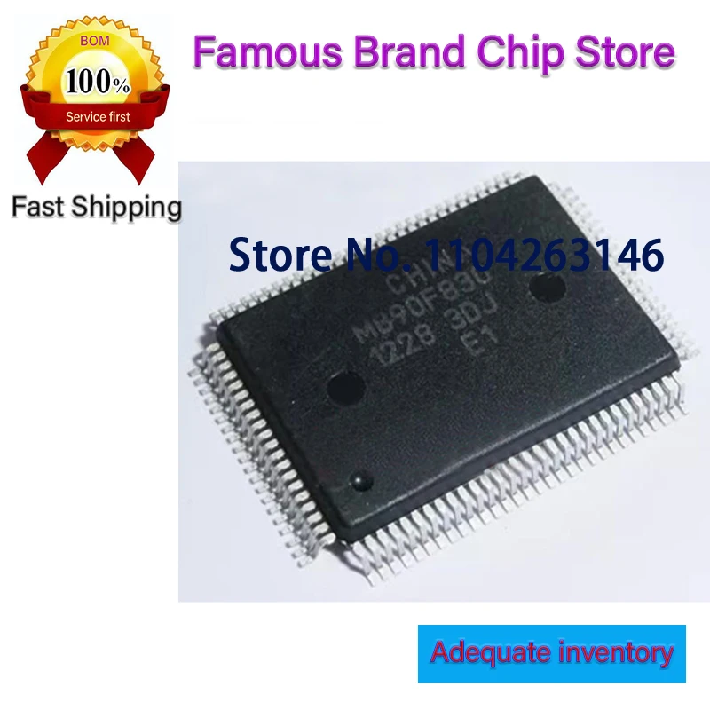 1pcs MB90F830PF MB90F830 QFP MB9BF122LPMC MB9BF122L QFP64 ISPPAC-CLK5610AV-01TN48I CLK5610AV QFP48