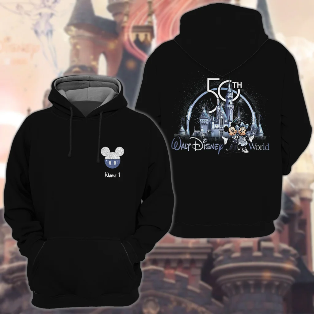 2022 New Walt Disney World 50th Anniversary 50 Magic Years Walt Disney 1971-2021 Unisex Hoodie Gift For Man Woman Hoodie