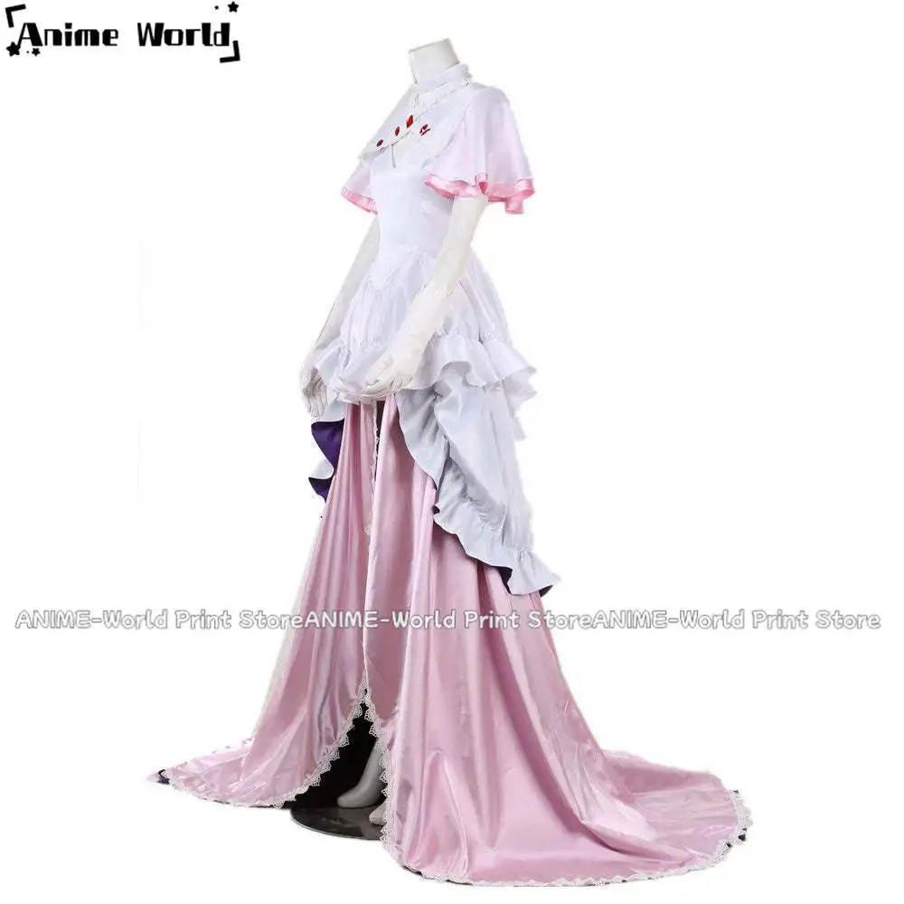 《Custom Size》Unisex Anime Puella Magi Madoka Magica Madoka Kaname Angel Cosplay Costumes Outfit Halloween