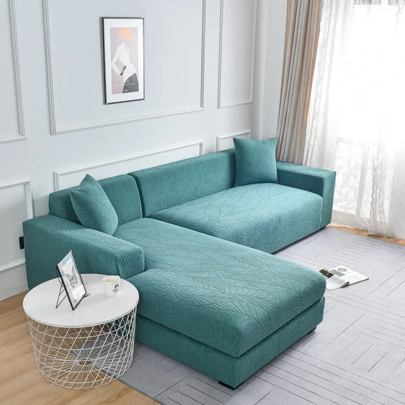 Silver fox fur plush sofa cover, fully wrapped, high elasticity sofa cushion cover, home fabric sofa cover