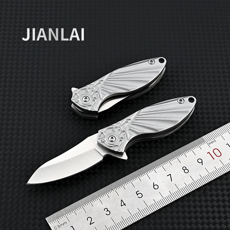 NEW D2 Blade Stainless Steel Forming Knife Outdoor Camping Self Defense Emergency Survival Knife Folding Portable Keyknife