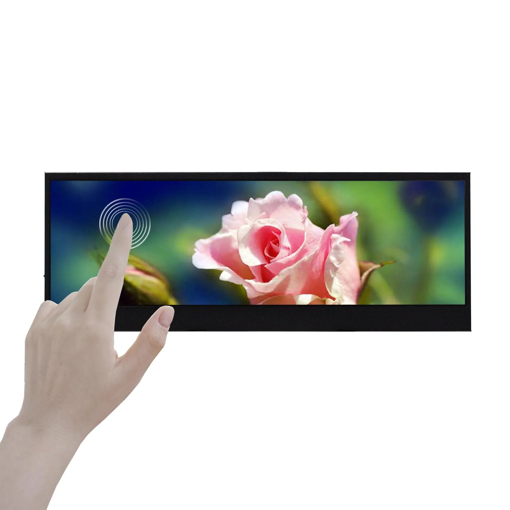 

14" 3840X1100 4k IPS Capacitive Touch LCD Monitor HDM I Input Port