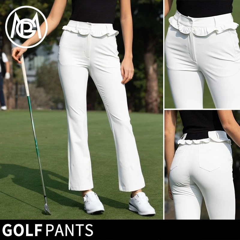 PGM Golf Women's Pants Spring Summer Slimming Sportswear KUZ215