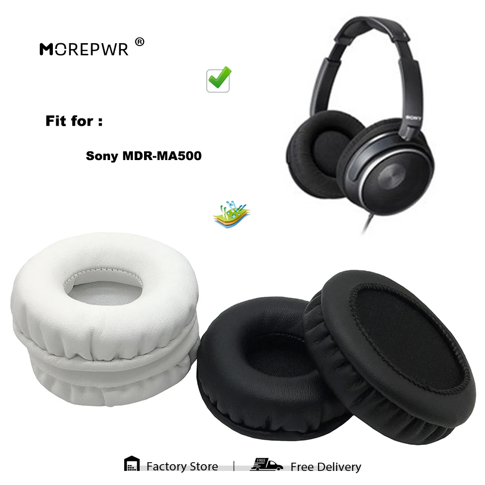 Replacement Ear Pads for Sony MDR-MA500 Headset Parts Leather Cushion Velvet Earmuff Earphone Sleeve Cover