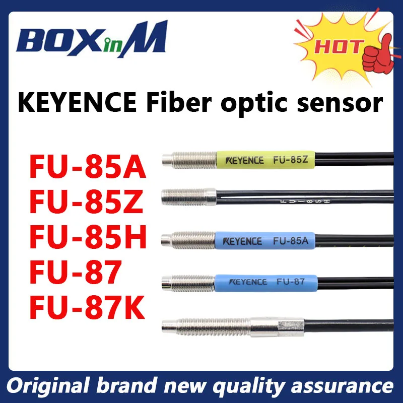 

New original KEYENCE FU-85A FU-85H FU-85Z FU-87 FU-87K High temperature resistance Fiber optic sensor