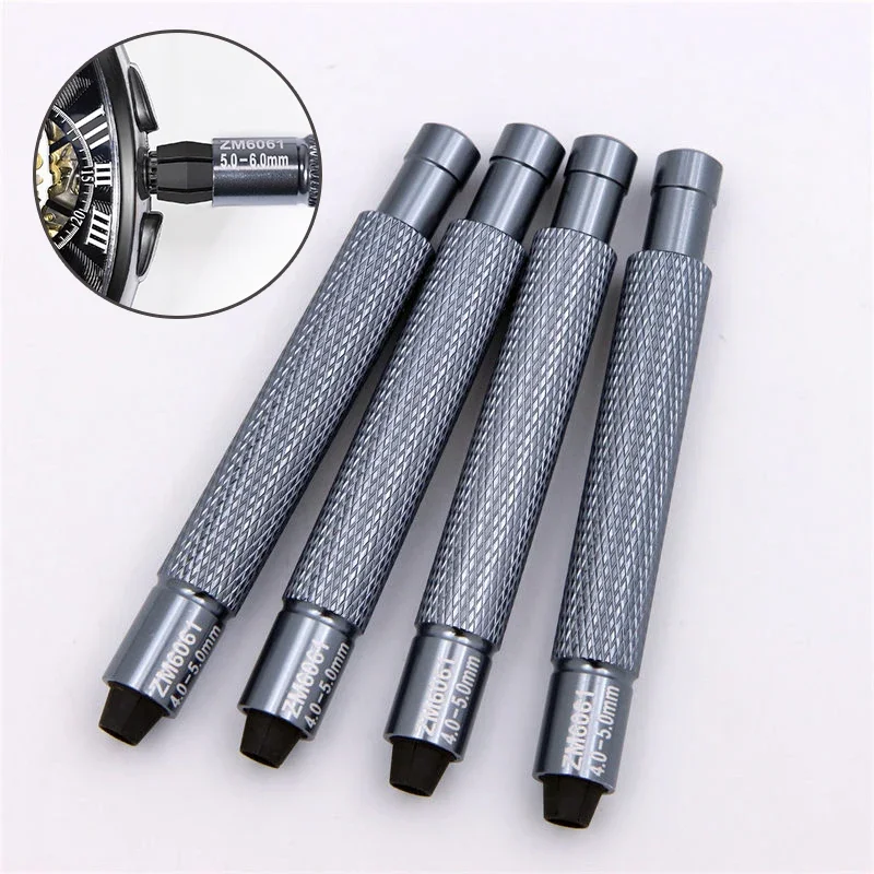 Outil de réparation de montres, 6 pièces, outil de remontage de couronne de montre, remonte-couronnes manuel pour montres mécaniques, diamètre métallique 2mm-8mm, pour horloger et bricolage