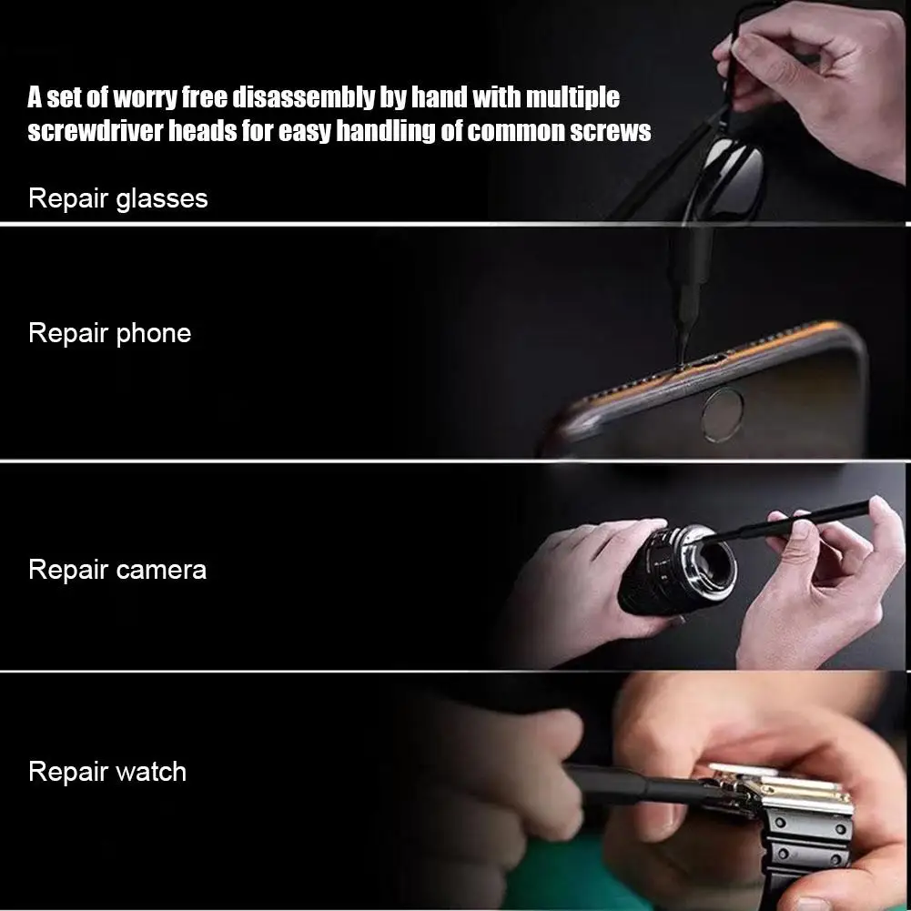 24 IN 1 Multifunctional Precision Screwdriver Set Mobile Phone Tablet Disassembly Maintenance Tool