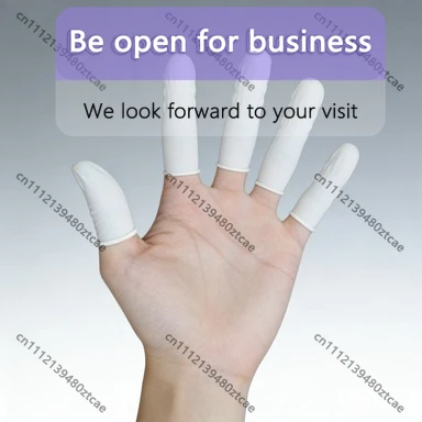 Finger sleeves for protection, watch repair, wear-resistant, thickened latex finger guards, anti-slip, waterproof finger sleeves