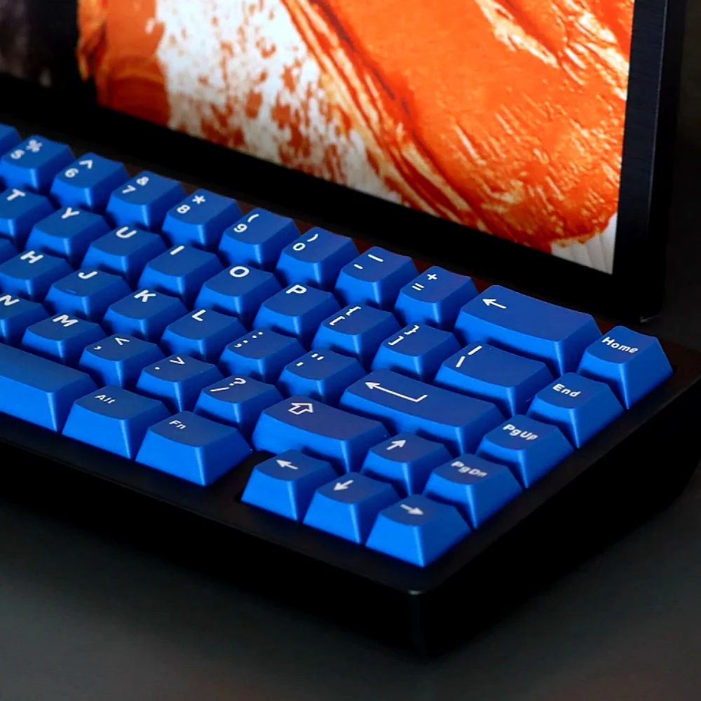 

Perfect Classic Blue Cherry ABS 132 keys for 60/84/98/108 mechanical keyboards