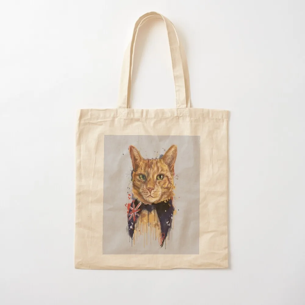 Project Caturday - Ambassacat Frisky LeRouge Tote Bag large tote bag shopping bag for beach