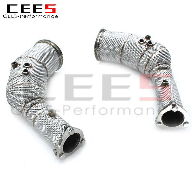 

CEES Exhaust Downpipe for Audi RS6/RS7 4.0T 2021-2025 High Quality Stainless Steel Exhaust Pipes Downpipes