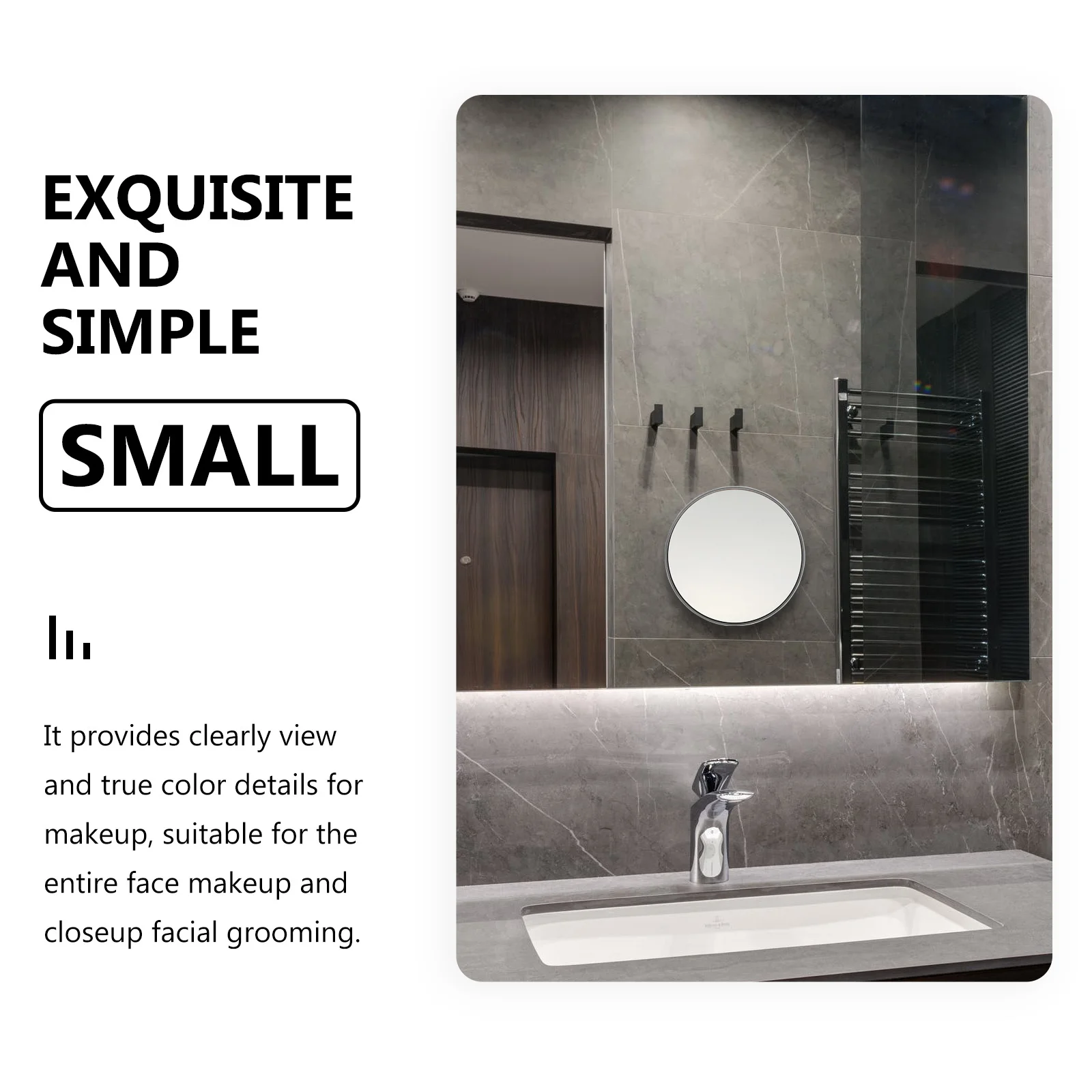 

1Pcs 20x Magnifying Mirror Exquisite Gift for Female Friends Suitable Any Occasion Makeup Care Magnifying Mirror