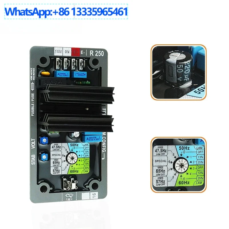 

R250 Generator Set Automatic Voltage Regulator Regulator Board Regulator AVR R250 10000-12943