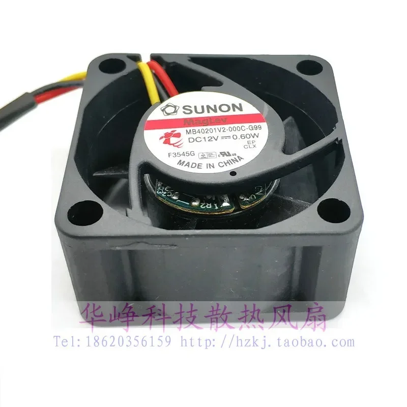 New FOR SUNON MB40201V2-000C-G99 4020 dc12V 0.60W 40*40*20mm 4CM power fan