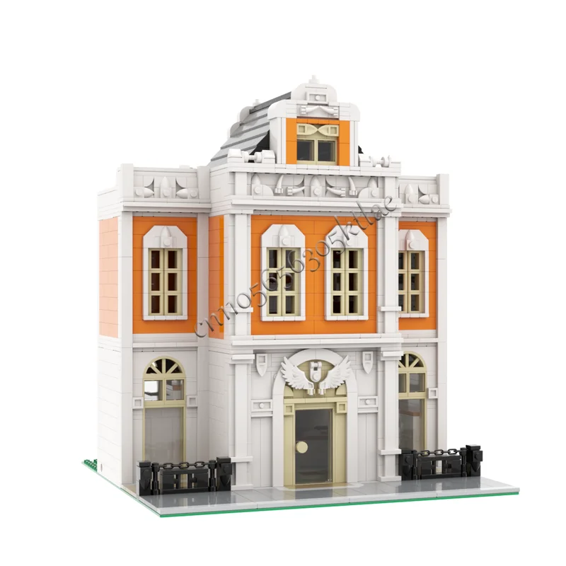 حار 1412 قطعة قاعة المدينة وحدات بنة نموذج بازل للأطفال التجمع اللبنات عيد ميلاد عيد الميلاد مهرجان هدية