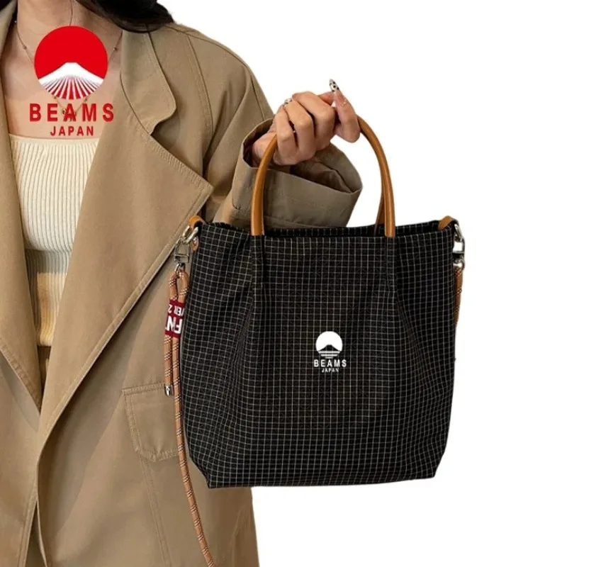 Women's BEAMS Japanese Style Waterproof Large Capacity Bucket Bag Casual Daily Commute Shopping Shoulder Tote Crossbody Bags