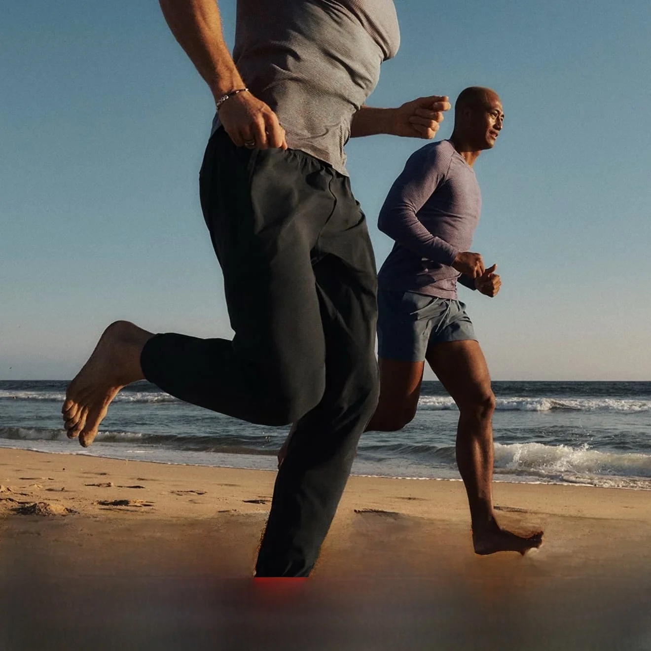 

High Elastic Outdoor Sports Casual Pants Men Women Early Autumn Breathable Side Zipper Loose Fit Straight Leg Polyester Fiber