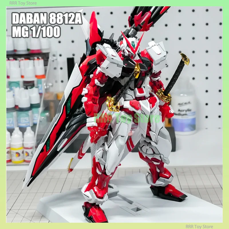 DABAN 8812A MG 1/100 Astray Red Frame Assembly Model Kit Flight Unit Sword Action Figures Robot Plastic Model Customized Toys