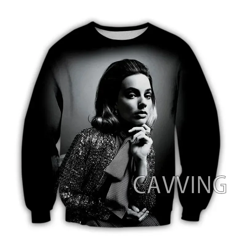 New Fashion Women/Men's 3D Print  Margot Robbie  Crewneck Sweatshirts Harajuku Styles Tops Long Sleeve Sweatshirts  C01