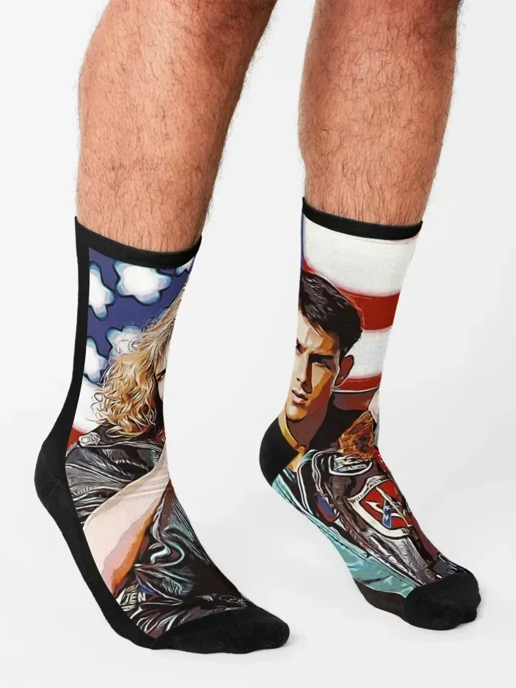 TOP GUN TOM Socks golf set fashionable winter thermal Socks Man Women's