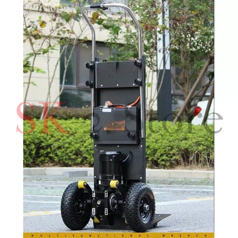 400KG Electric Stair Climber Hand Truck with battery Mobile Tool Stair Climbing Cart Tracked Transporter Climb Cart Trolley