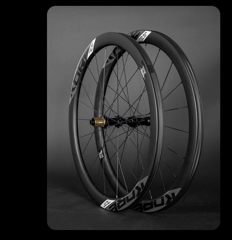 KORE Rennrad Laufradsatz 60T Titan Ratschennabe 38/45/50/60MM 700C T1000 Carbon Straße 24H Säule 2015 Straßenrennen Laufradsatz – Detail 13