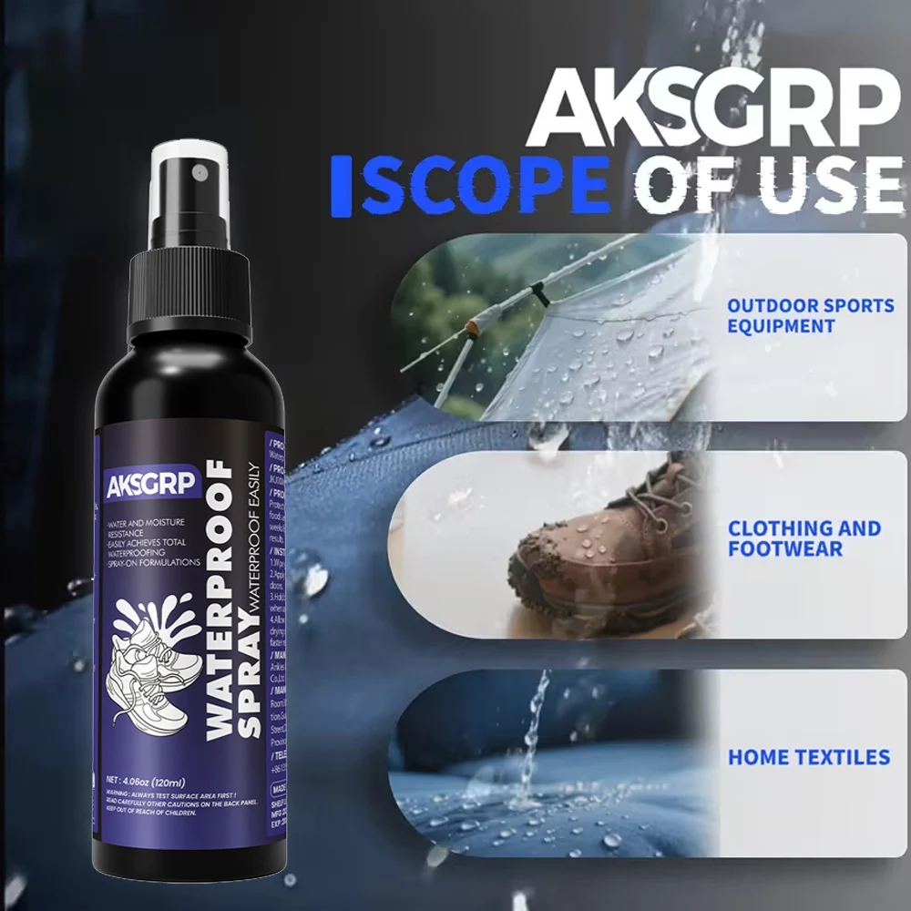Nano Waterproof Spray textile,Provides Protection for Jackets,Shoes And Store Fabrics,Suitable for Car And Household Glass,120ml