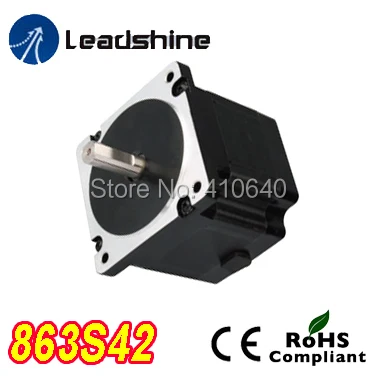 Leadshine 863S42 3 Phase Hybrid Stepper Motor with 4.3 N.m 5 A length 103 mm shaft 12 mm