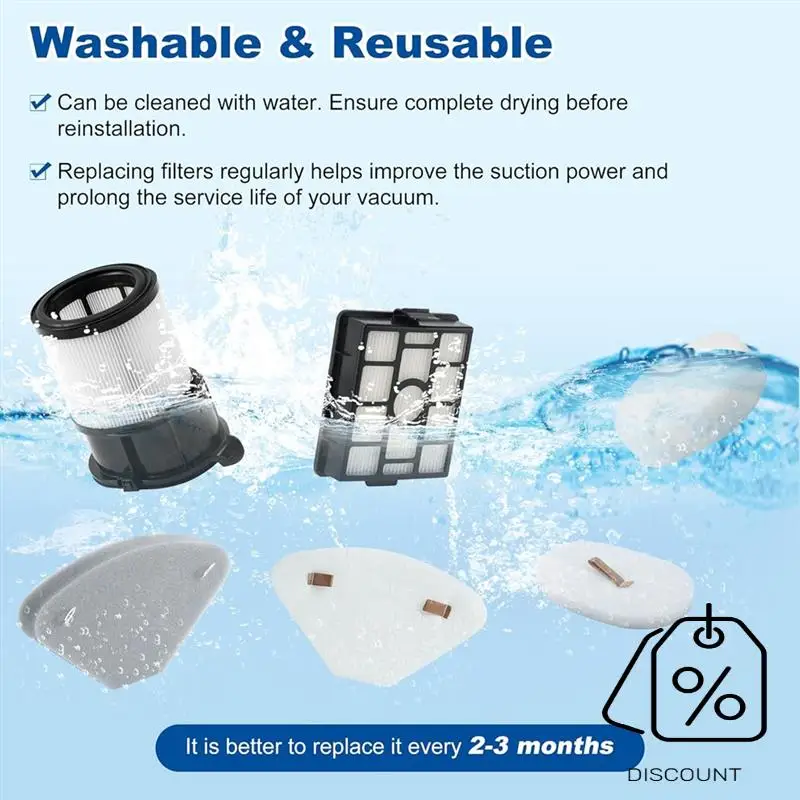 Baag-para tubarão ip3251/ip3251c/ip3252/ip3251eut aspirador de pó filtro e filtro estação base algodão filtro peça substituição