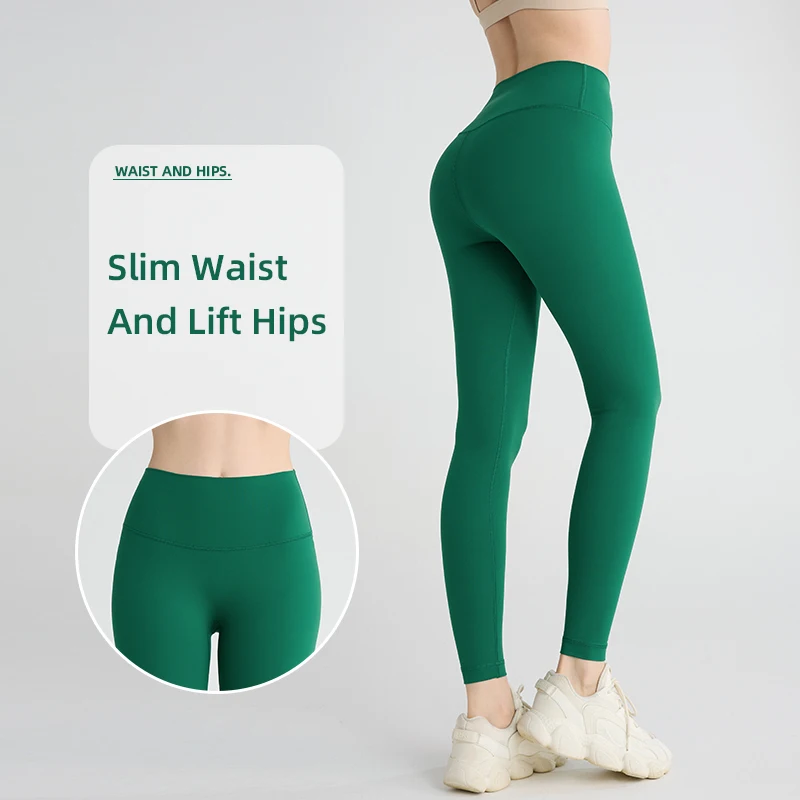 Fitness Women Sport Seamless Leggings High Waist Elastic Solid Yoga Leggings Gym Jogging Quick Dry Push Up Slim Pants Female