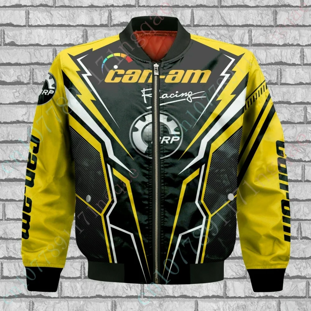 Nuevas chaquetas Can-am para ropa de hombre, chaqueta Bomber ligera, uniforme de béisbol Harajuku, cortavientos de Hip Hop, abrigo de alta calidad