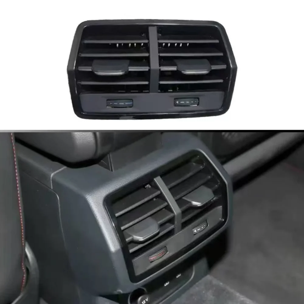 Car Interior Accessories Instrument Table Air Conditioner Vent AC Vent Rear Warm Air Outlet For Audi Q3 2013-2018 2019-2024