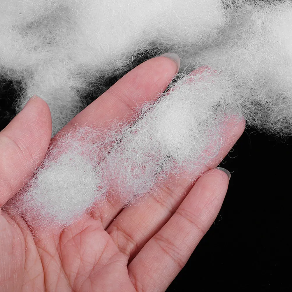 Obrázek 6: 1pack měkké bavlna vlákno nalévat nadívání jádra vysoký elastická náplň pro polštáře pohovka podhlavník DIY řemeslo promítat bílá