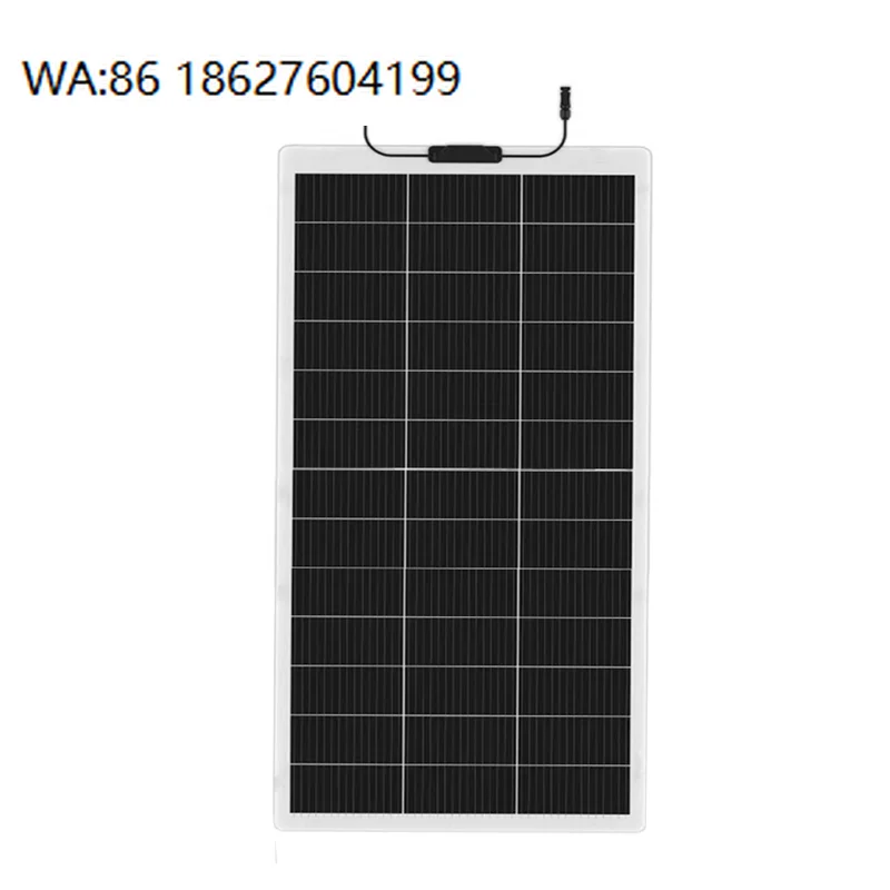 200W 18V Monocrystalline Panel, Flexible Environmentally Friendly Module Off Grid Power Generation