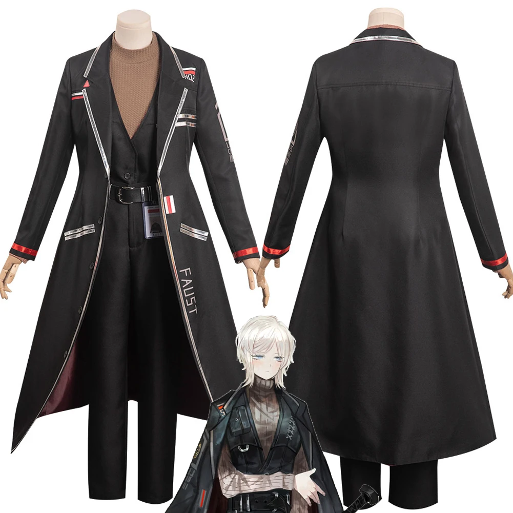 Faust Cosplay Women Costume Game Limbus Company Roleplay Fantasia Outfits Woman Halloween Carnival Party Cloth For Female