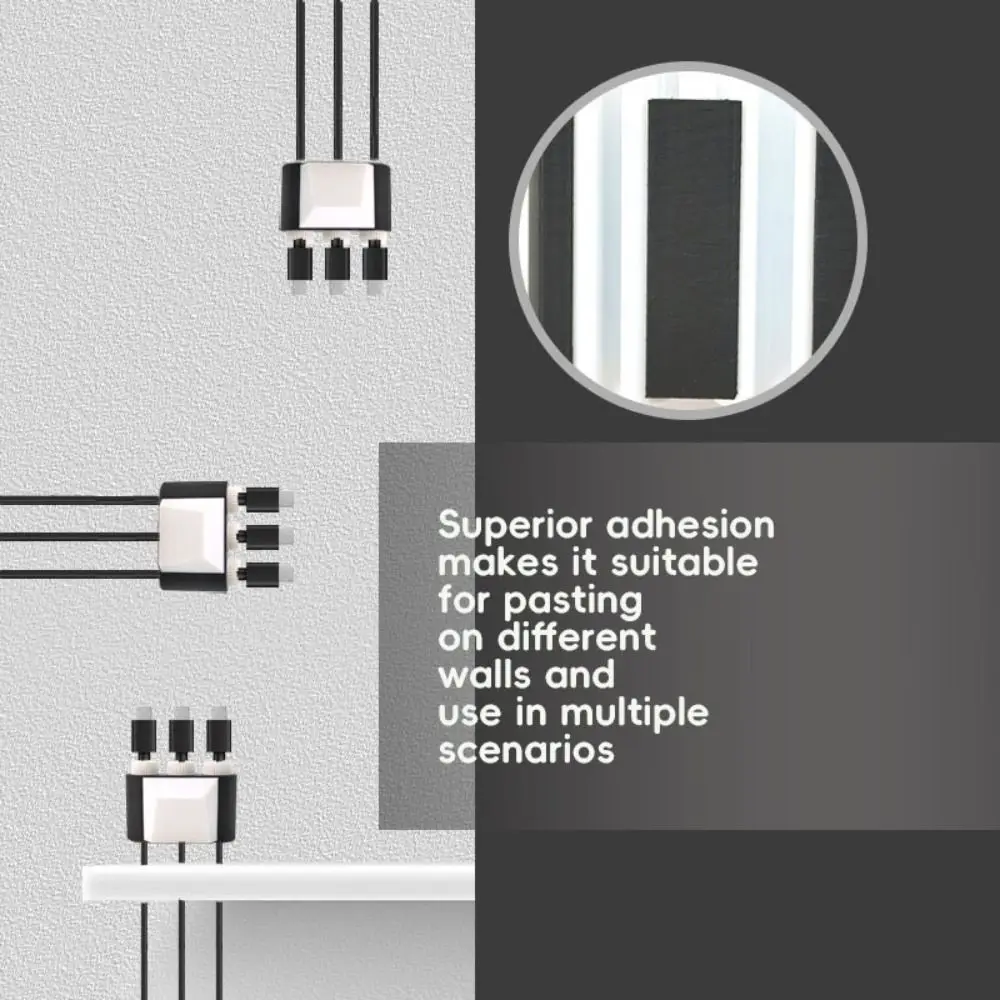 

Plastic Cable Management Holder Storage Lightweight Desktop Cable Organizer Multifunctional Compact Desktop Cable Manager