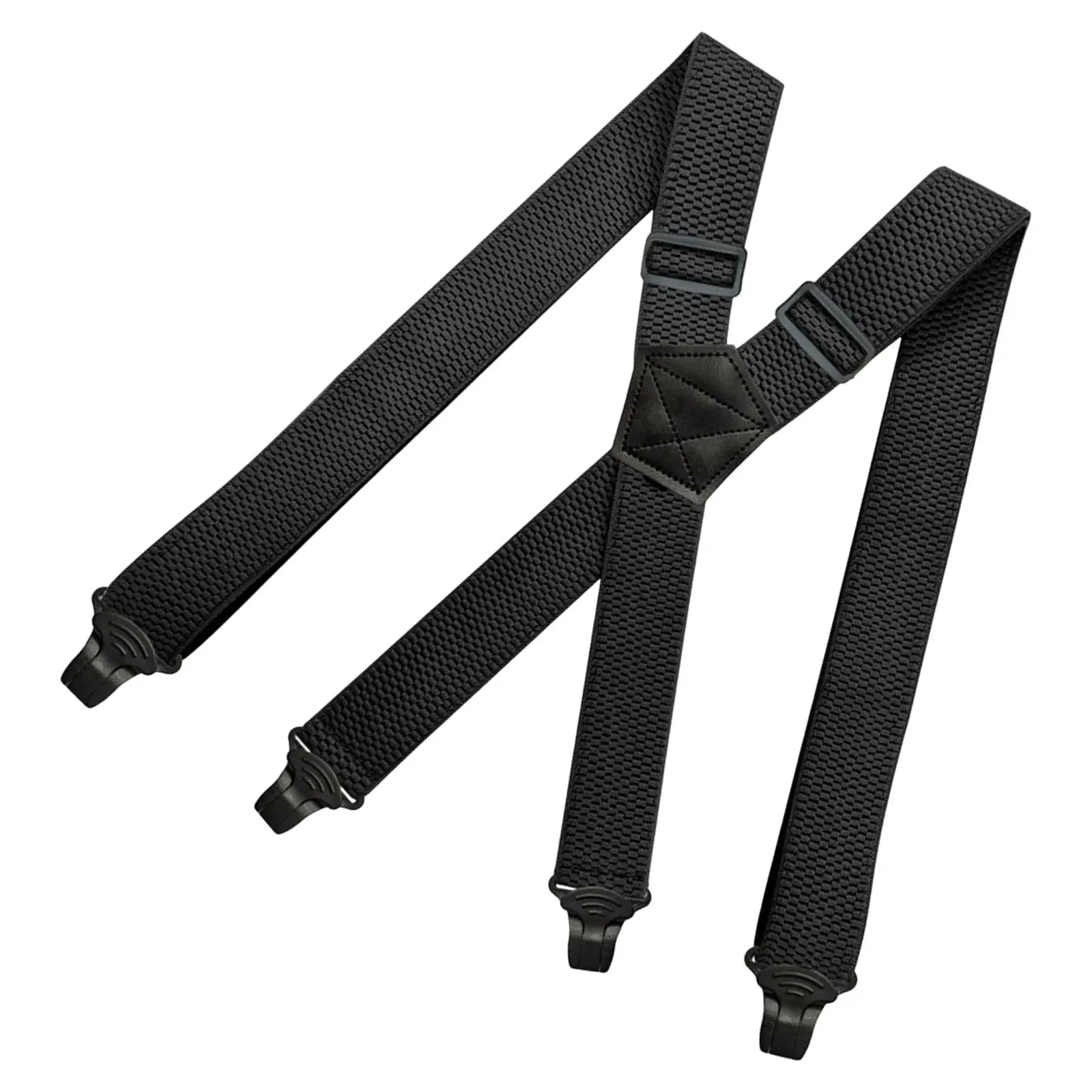 Mens Womens Suspender 4 Clips Elastic Straps Unisex Clothes Accessories